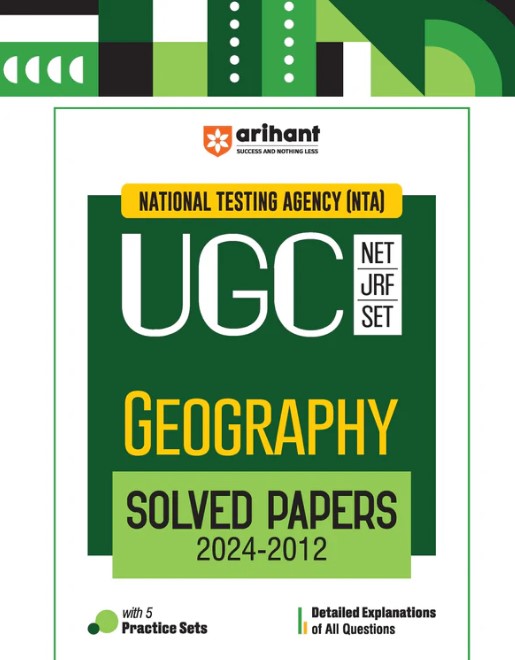 NTA UGC NET/JRF/SET Geography Solved Papers 2024 - 2012